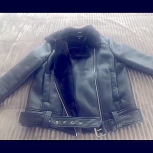 Topshop Rocker Leather Jacket